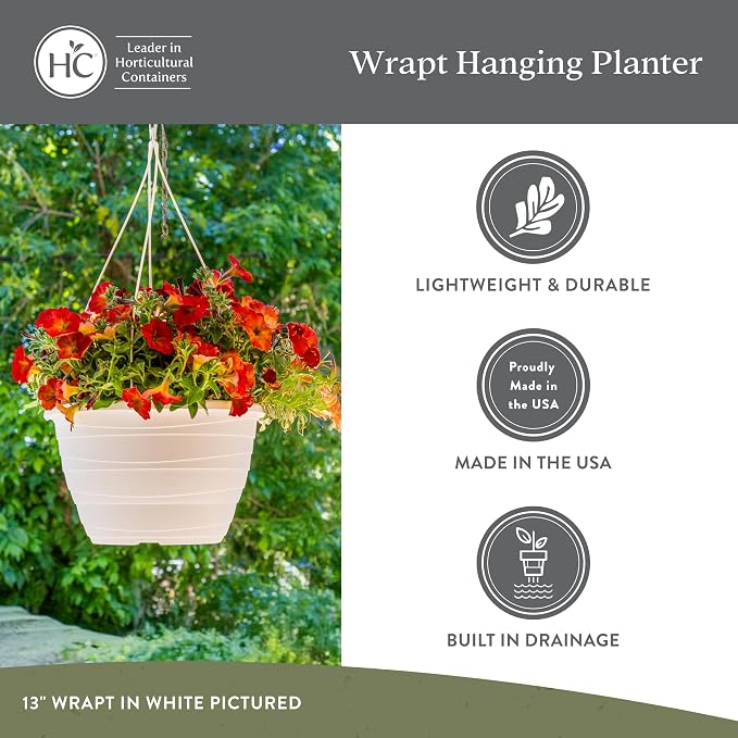 The HC Companies Wrapt Hanging Planters - Image 4