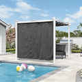 PURPLE LEAF Outdoor Retractable Pergola by Unknown