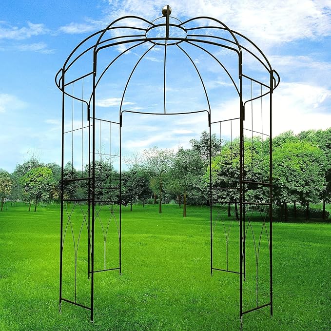 OUTOUR French Style Birdcage Shape Heavy Duty Gazebo, Pergola Pavilion Arch - Image 2