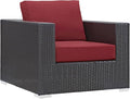 Modway Convene Wicker Rattan Outdoor Patio Arm Chair by Modway