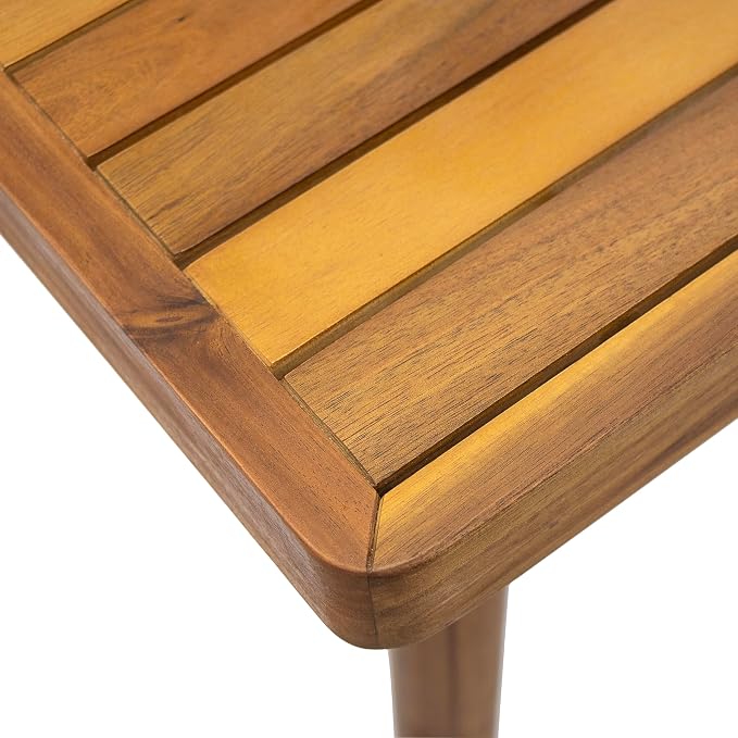 Christopher Knight Home Elko Acacia Wood Outdoor Dining Set - Image 8