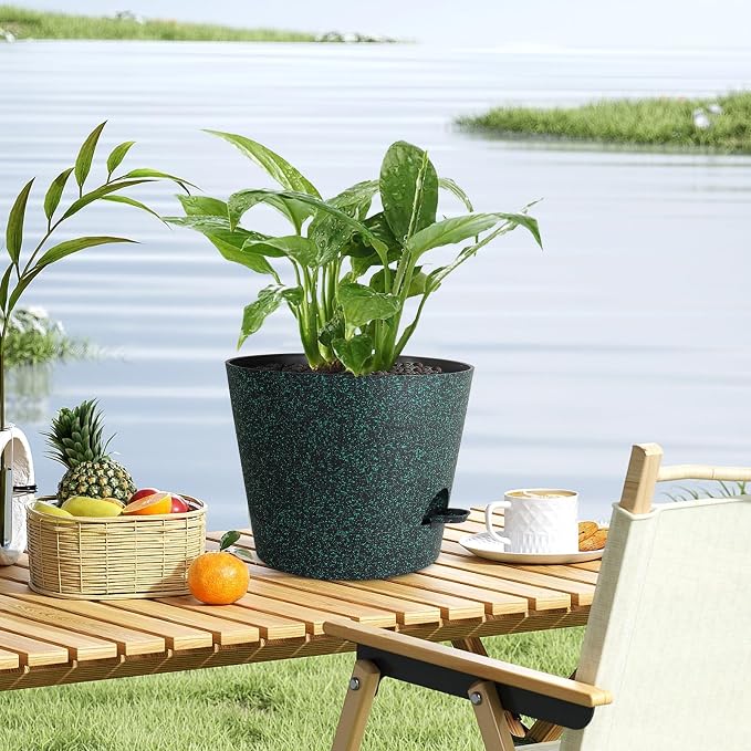 12 inch Large Self Watering Pots - Image 6