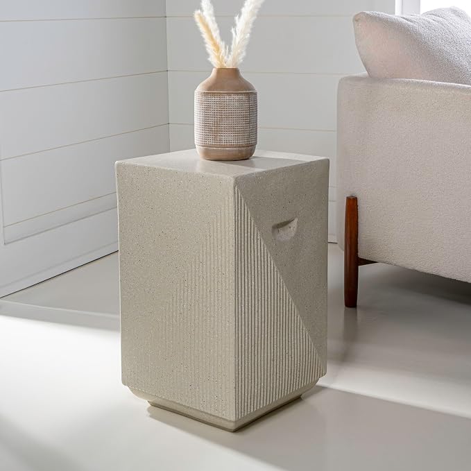 JONATHAN Y TBL1104A Adrian 20.75" Contemporary Minimalist Square Indoor/Outdoor - Image 6