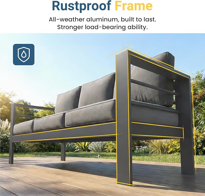 Wisteria Lane Aluminum Patio Furniture Set - Image 3