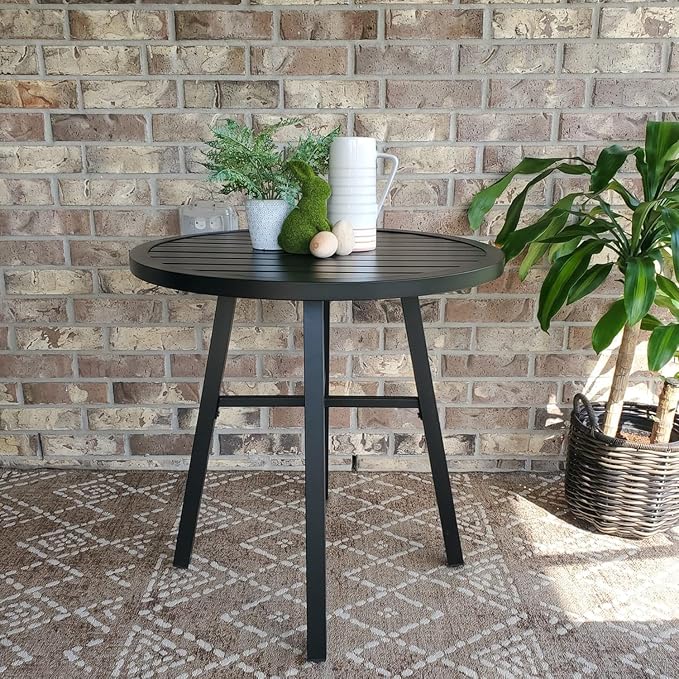 PHI VILLA 3 Piece Outdoor Bistro Set - Image 4