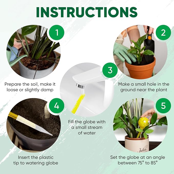 Plant Watering Globes Set of 2 - Image 3