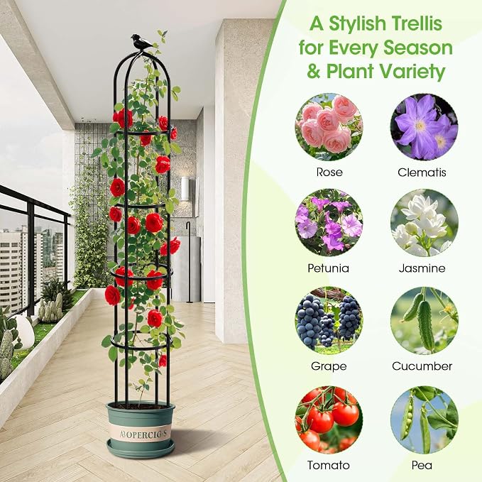 2026 Updated Garden Obelisk Trellis - Image 5