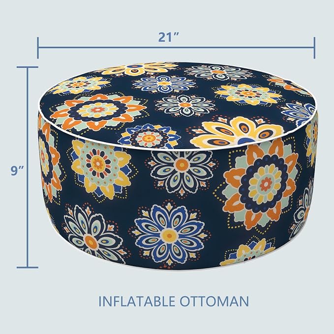 LVTXIII Inflatable Stool Ottoman Footrest - Image 3