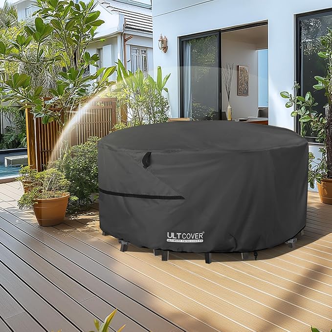 ULTCOVER Round Patio Furniture Cover - Image 7