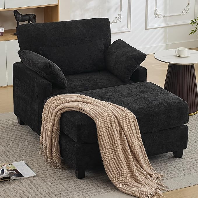 57.5" Oversized Chaise Lounge by WUTUTUEE