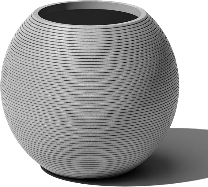 Veradek Strata Series Sphere Round Planter by VeradekOutdoor