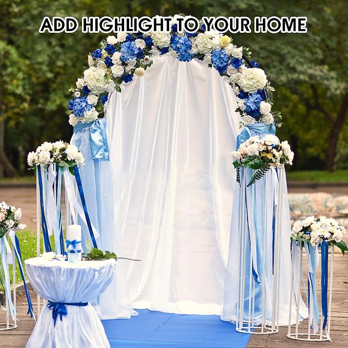 Giantex Garden Arbor, 7.2FT Wedding Arch Garden Trellis - Image 4