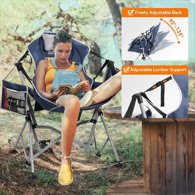 Oversized Hammock Camping Chairs, Folding Swing Chair - Image 6