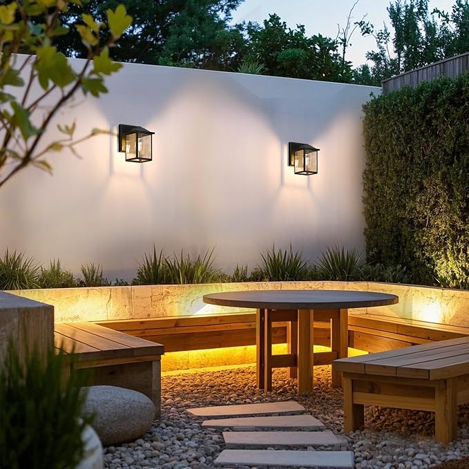 Outdoor Wall Lantern, Exterior Waterproof Wall Sconce Light Fixture, Anti-Rust - Image 8