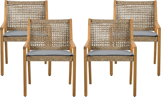 Christopher Knight Home Verle Wooden Patio Dining Set - Image 12