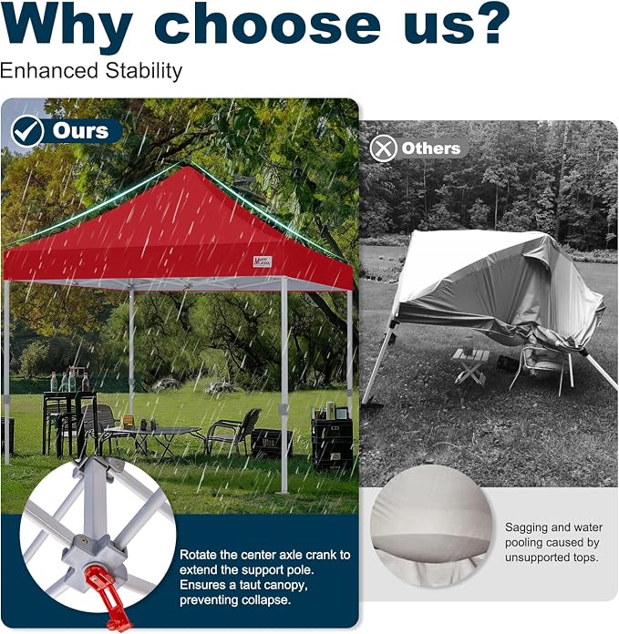MASTERCANOPY Pop Up Canopy Tent Commercial Grade 10x10 Instant Shelter - Image 3