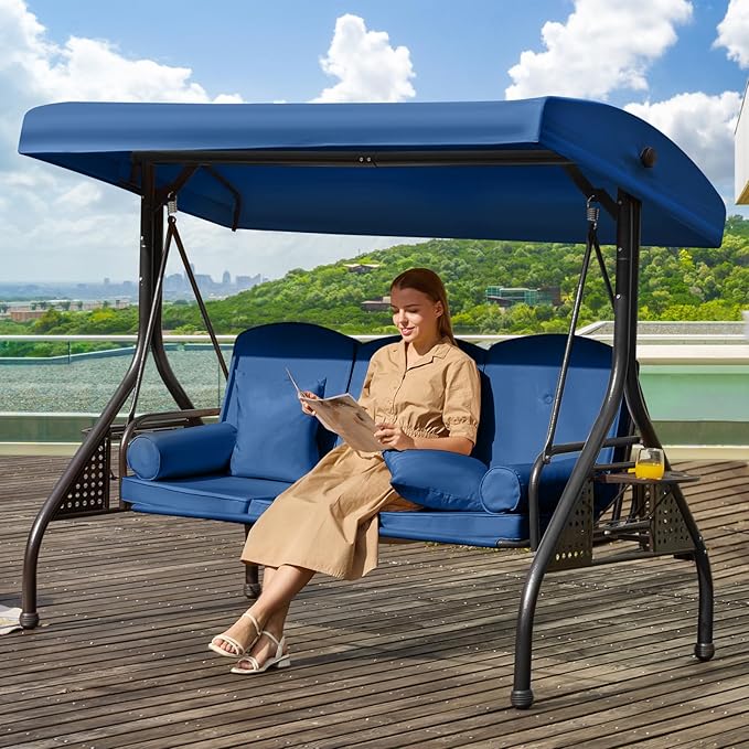 3 in 1 Outdoor Porch Swing by YALISSEY