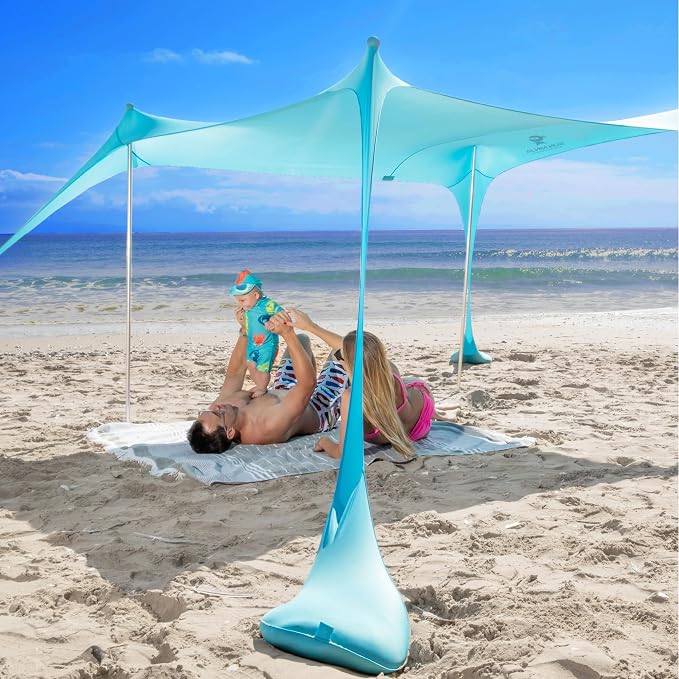 Sun Ninja Beach Tent Sun Shelter UPF50+ - Image 2