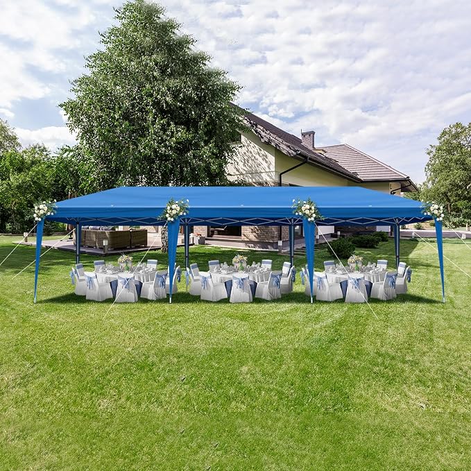 Outvita 10x30ft Ez Pop Up Outdoor Canopy Tent, Portable Commercial Instant Tent - Image 8
