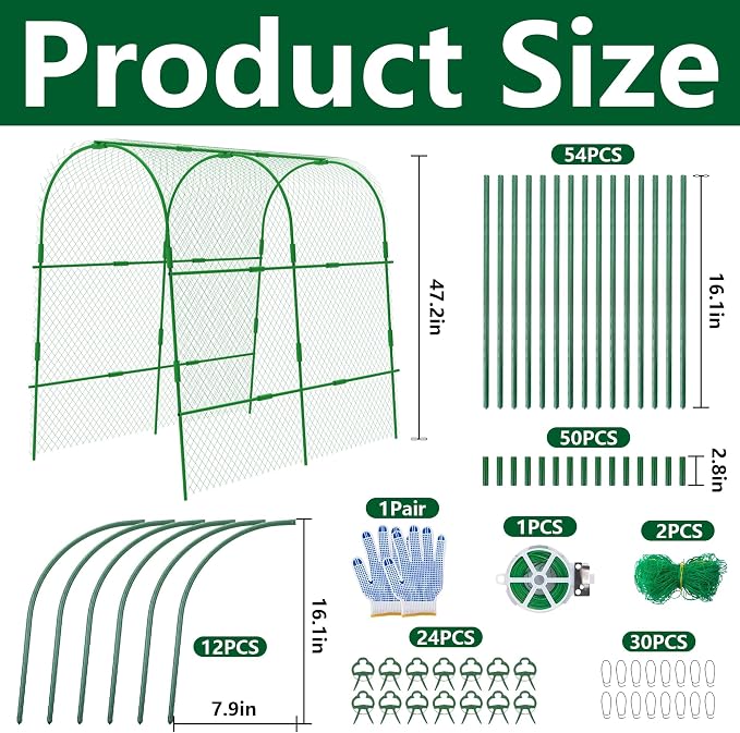 codree 2 Packs Garden Cucumber Trellis - Image 2