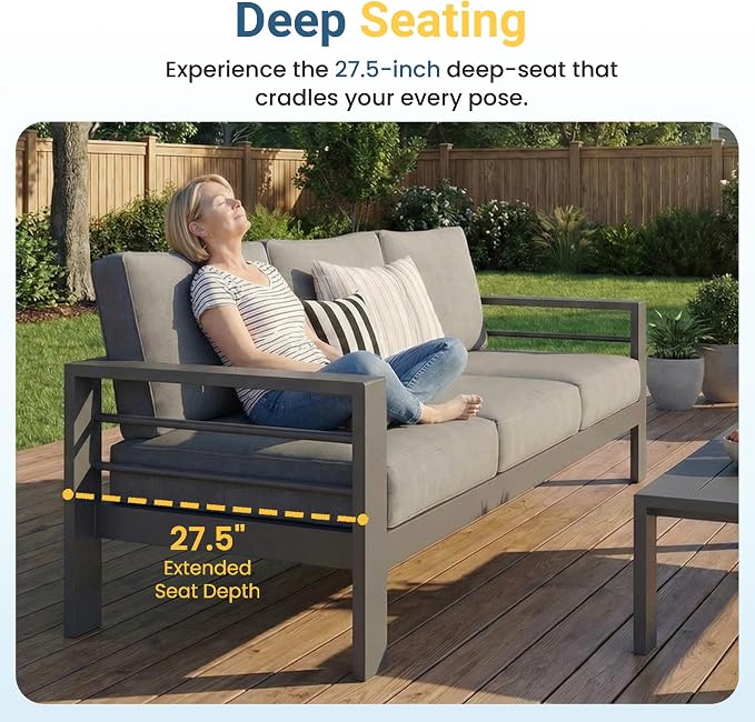 Wisteria Lane Aluminum Patio Furniture Set - Image 5