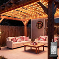 6.6ft x 6.6ft Christmas Net Lights, 160LED Gazebo Mesh Lights Outdoor 8 Modes by Lovelite