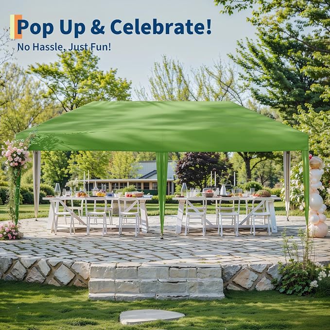 Garvee 10x10 Pop Up Canopy Tent, Heavy Duty Commercial Instant Shelter - Image 5