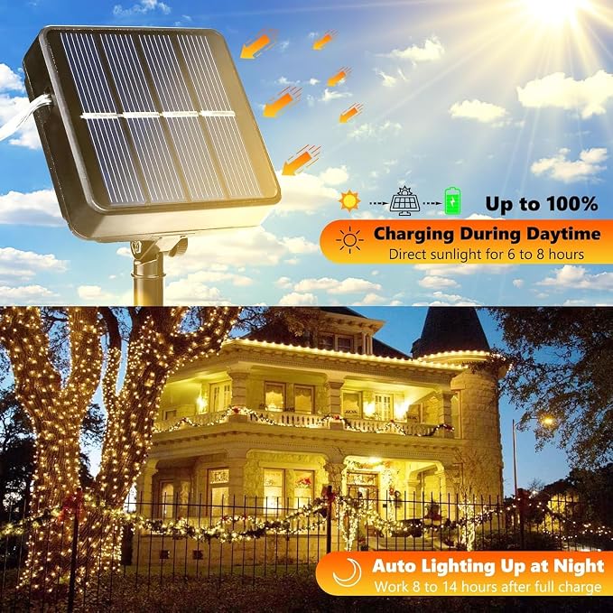 Lomotech Solar String Lights Outdoor - Image 4