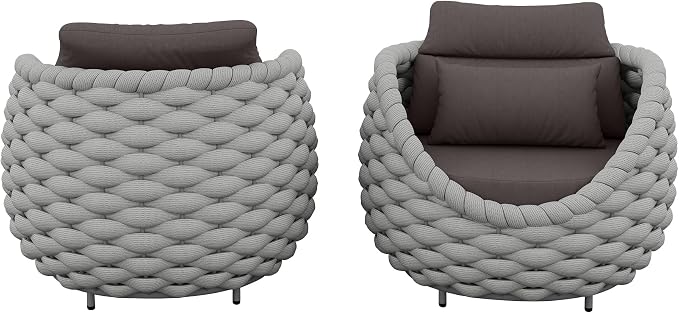TWT Aluminium Patio Sofa Chair - Image 4