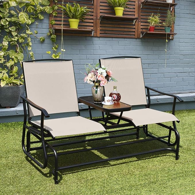 Giantex Patio Bench Glider Chair - Image 2