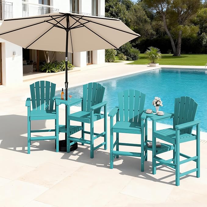 KINGYES Embossed Balcony Height Chair - Image 9