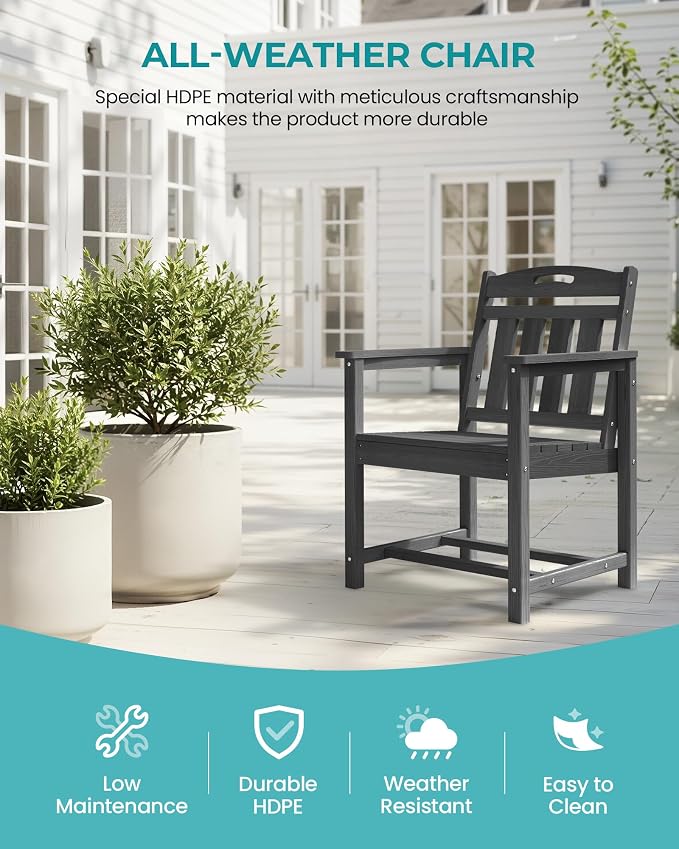 Outdoor Patio Dining Chair - Image 6