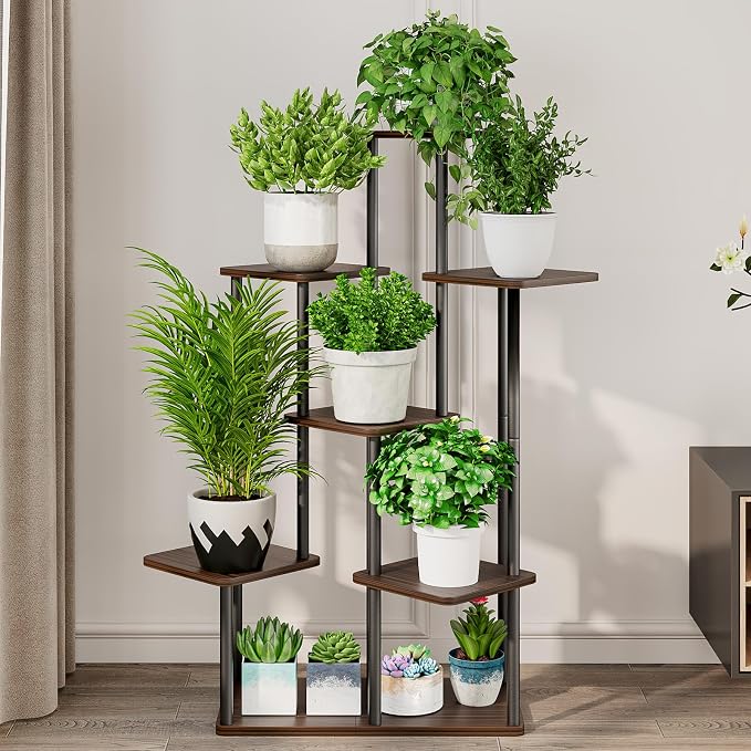 AZERPIAN Plant Stand 7 Tier Indoor Metal Flower Shelf - Image 3