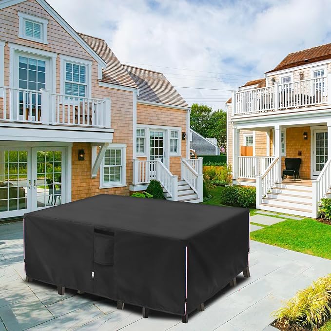 Patio Furniture Cover for 5 Pieces Set-Waterproof 600D Oxford Fabric Cover for - Image 9