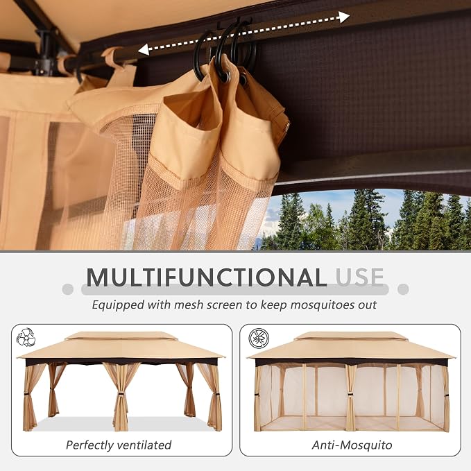 MASTERCANOPY Outdoor Patio Gazebo - Image 5