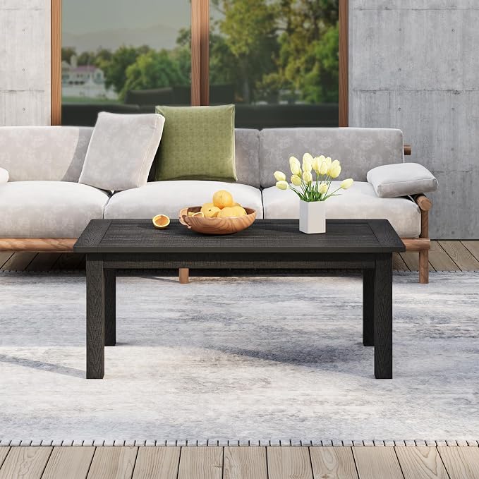 Stoog Outdoor Coffee Table, All-Weather Poly Lumber Patio Side Table, Rectangle - Image 7
