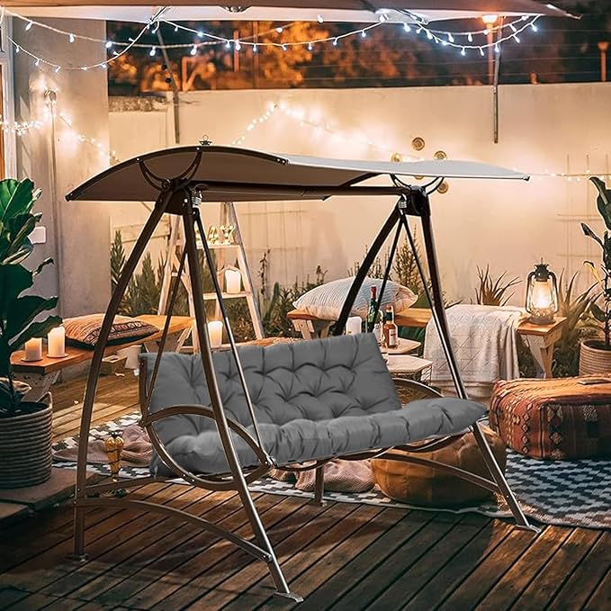 2-3 Seat Swing Replacement Cushion, Outdoor Bench Cushions - Image 5