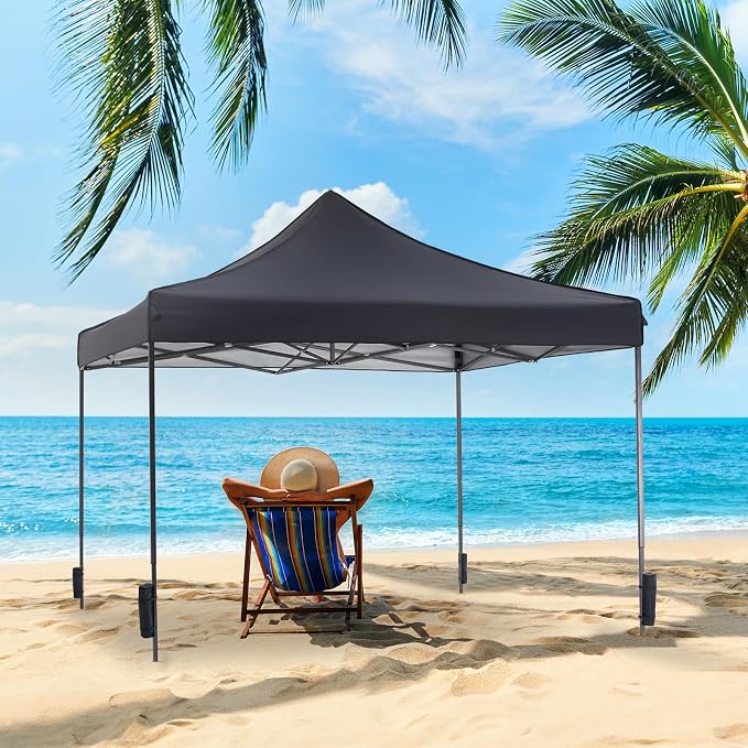 NEWBULIG 10x10 FT Pop Up Canopy Easy Up Tents - Image 5