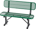 4FT/48INCH Heavy Duty Metal Park Bench by Unknown