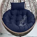 Outdoor Egg Chair Cushion Waterproof Washable Hanging Egg Chair Cushions by Eoieov