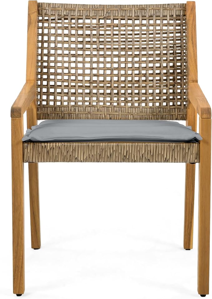 Christopher Knight Home Verle Wooden Patio Dining Set - Image 13