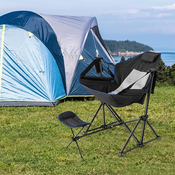 Tangkula Hammock Camping Chair, Portable Camp Chair - Image 4
