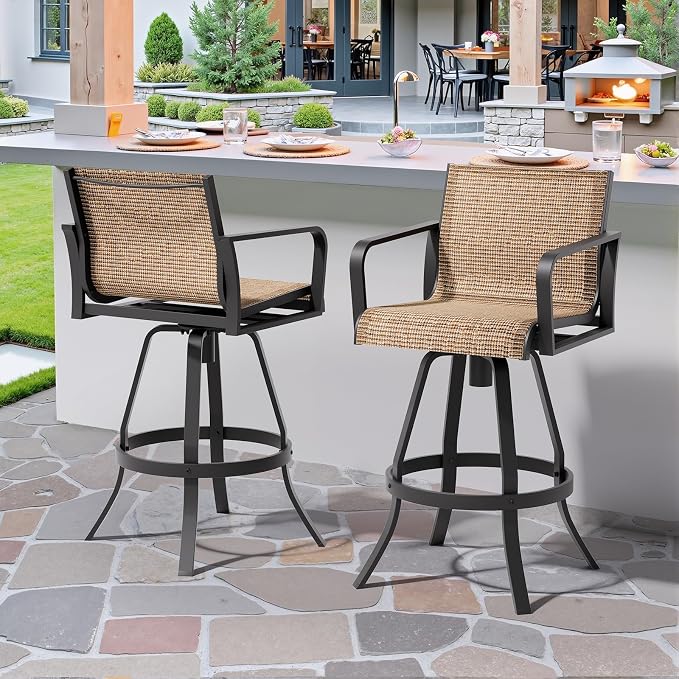 Crestlive Products Outdoor Swivel Bar Stools by CrestliveProducts