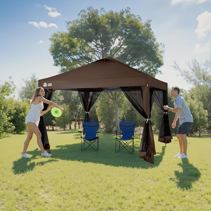 CROWN SHADES Gazebo 10x10 Pop Up Canopy - Image 9