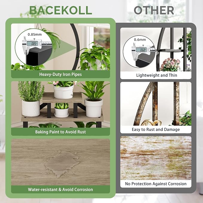 Plant Stand Indoor with Grow Lights - Image 9