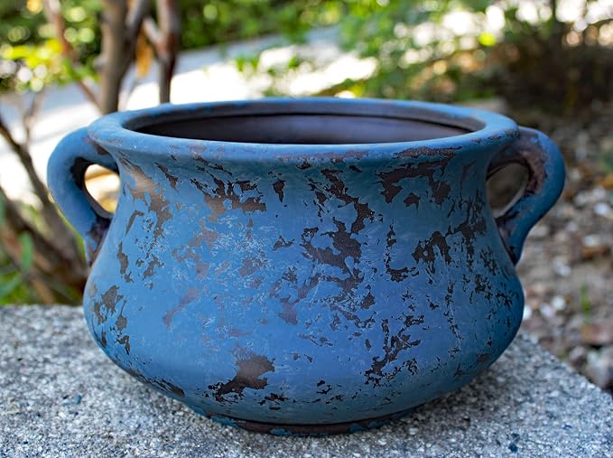 Egyptian Era Designed Earthen Ware Terra-Cotta Vessel/Planter - Image 7
