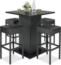 Best Choice Products 5-Piece Outdoor Wicker Bar Table Set by BestChoiceProducts