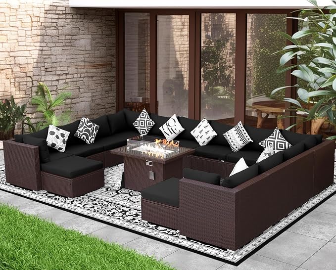 NICESOUL 15 Piece Outdoor Sectional - Image 2