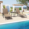 Devoko Patio Chaise Lounges Sets Outdoor Lounge Chairs by DEVOKO