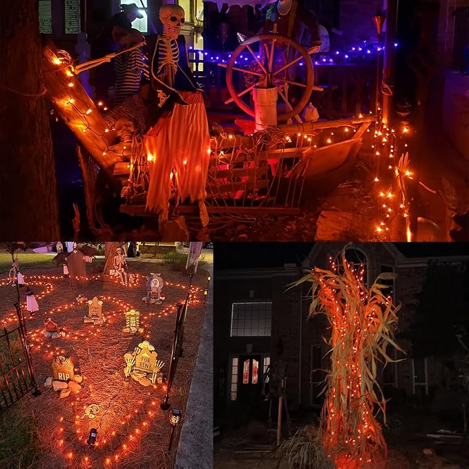 WATERGLIDE Extra Long 328 FT Halloween Lights, 1000 LED Outdoor Fairy String - Image 2